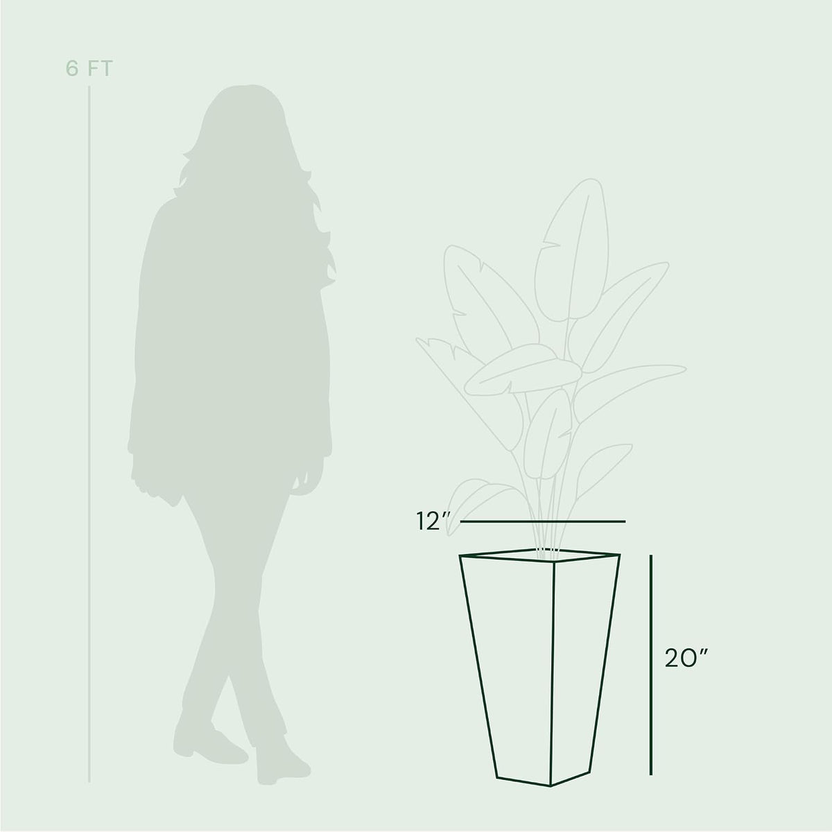 20" Tapered Planter