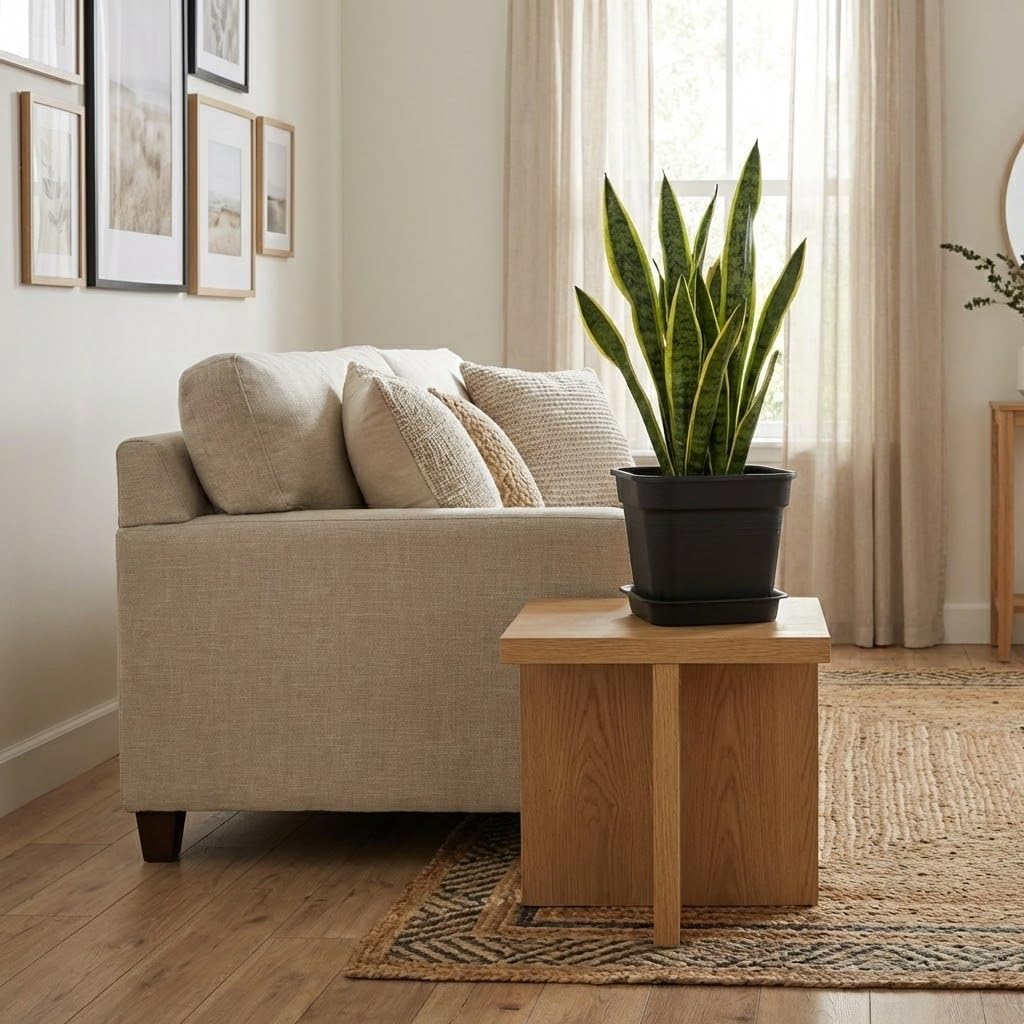 8 Inch Square Planters 6 Pack