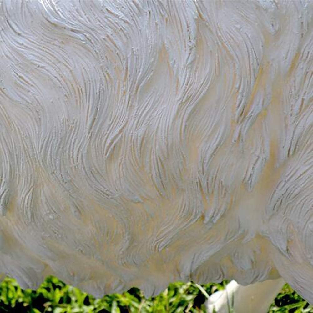 Large White Sheep Garden Statue