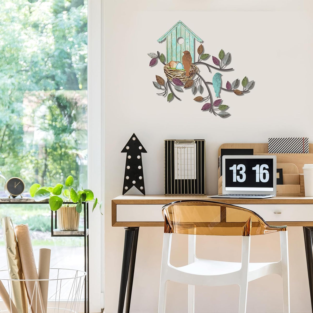 Bird Metal Wall Decor