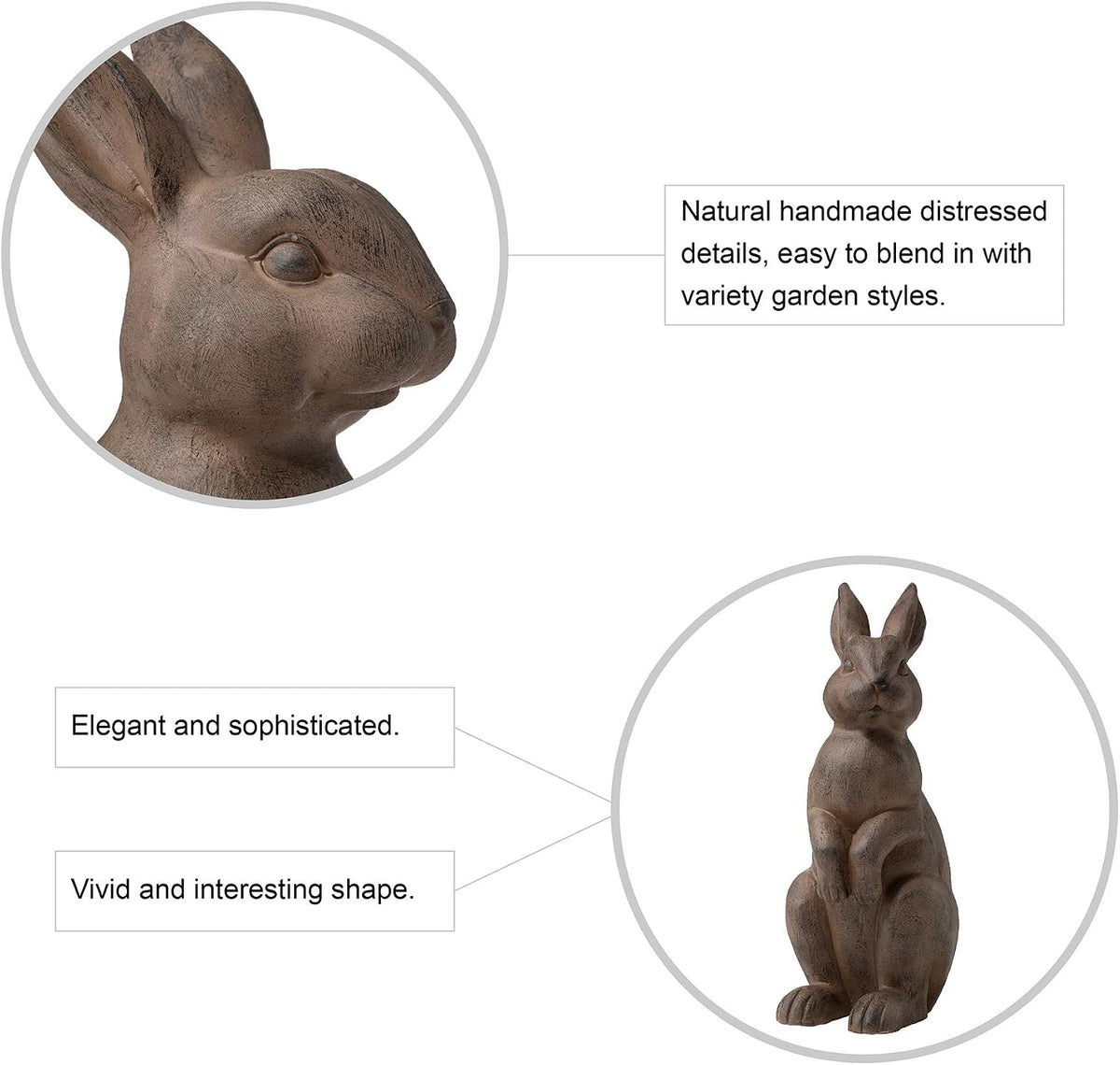 Bronze Rabbit Statue