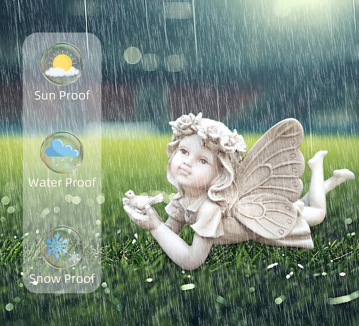 Bird Garden Statue Decor