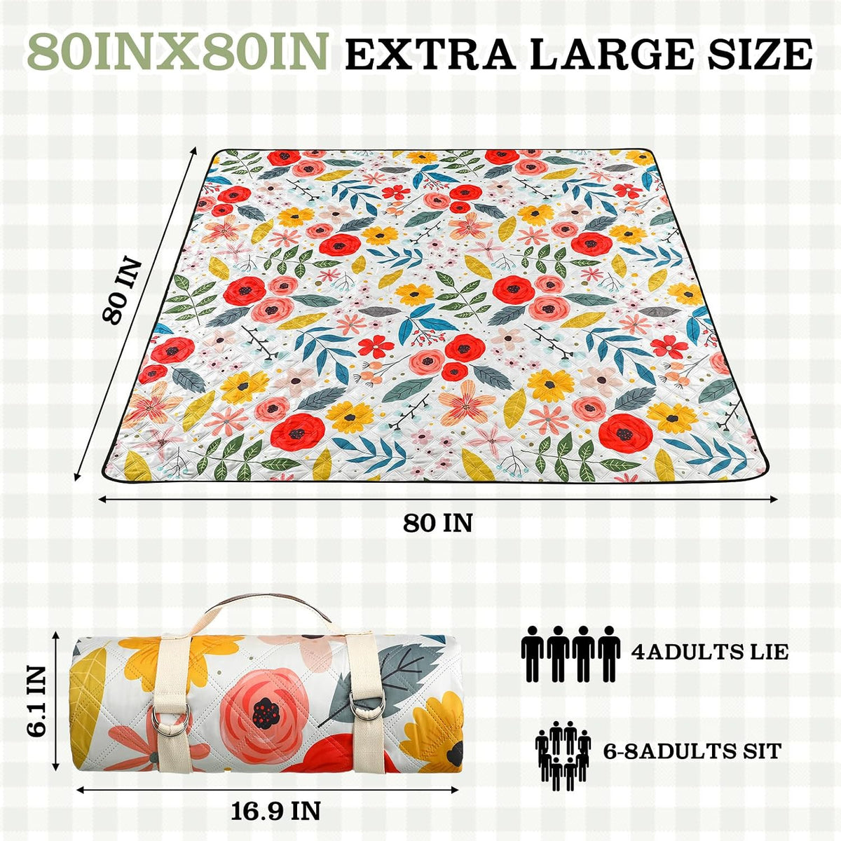 Beige Picnic Blanket