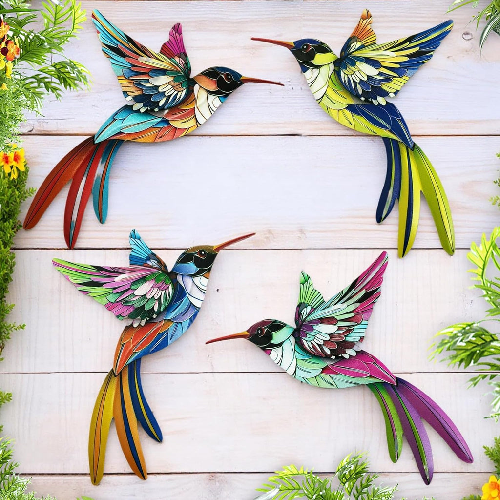 4Pack Metal Wall Art