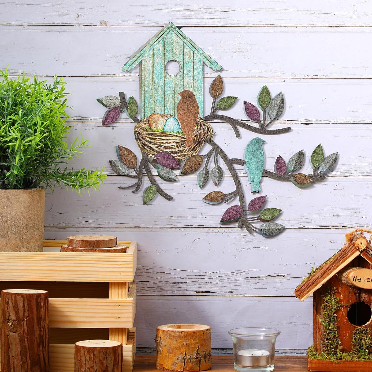 Bird Metal Wall Decor