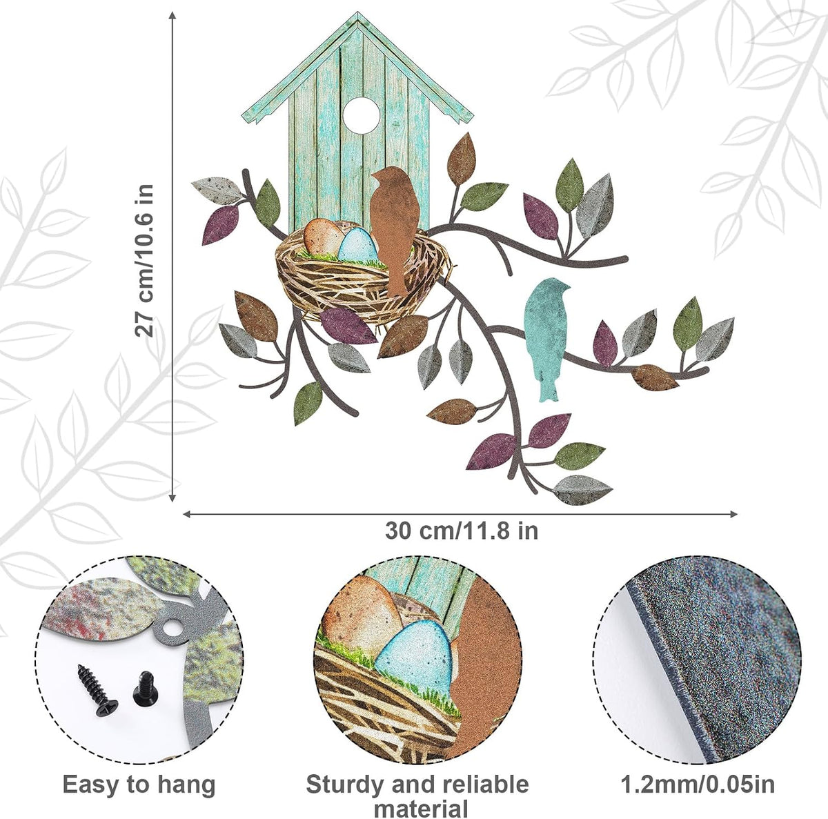 Bird Metal Wall Decor