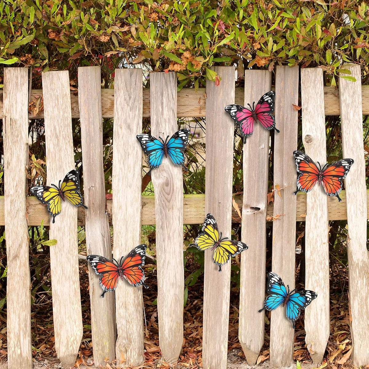4Pcs Metal Butterfly Wall Decor
