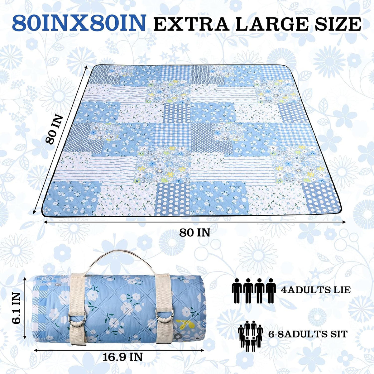 Floral Picnic Blanket