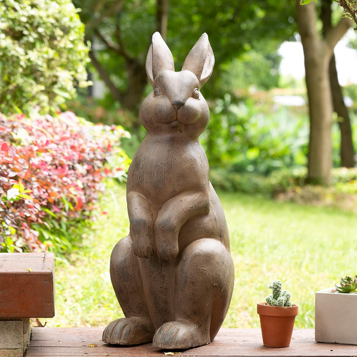 Bronze Rabbit Statue