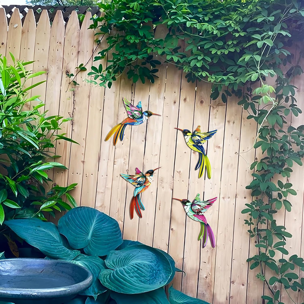 4Pack Metal Wall Art