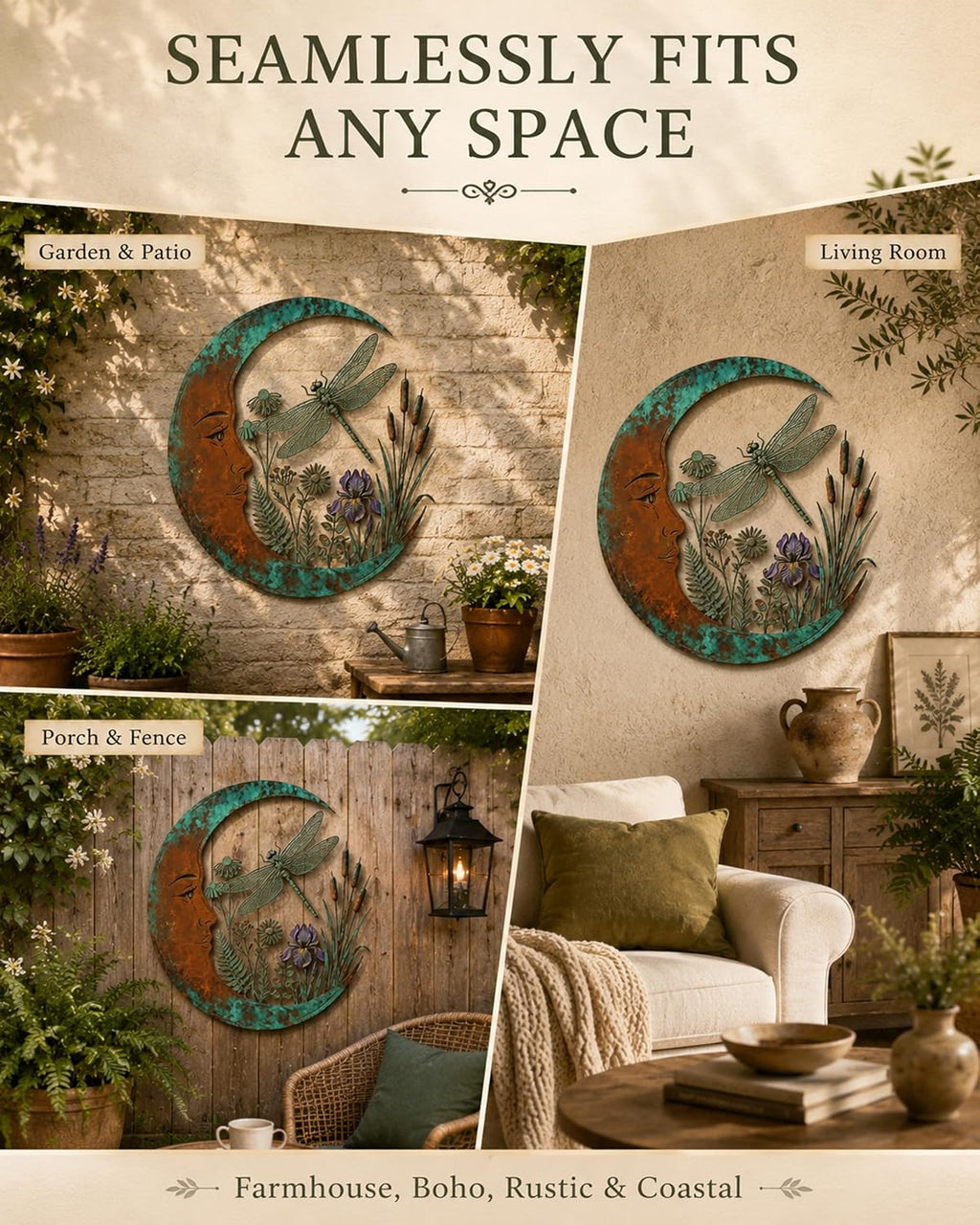 Moon Metal Wall Art