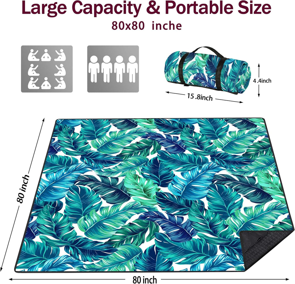 80"X80" Waterproof Beach Blanket