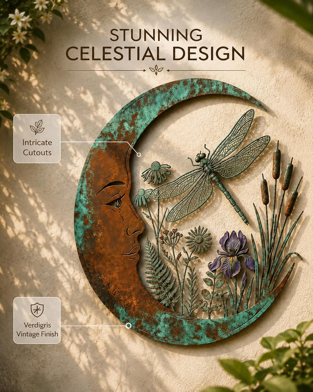 Moon Metal Wall Art