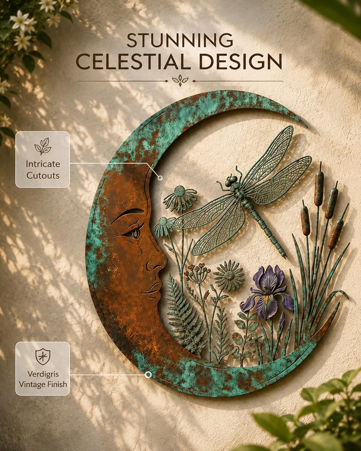 Moon Metal Wall Art